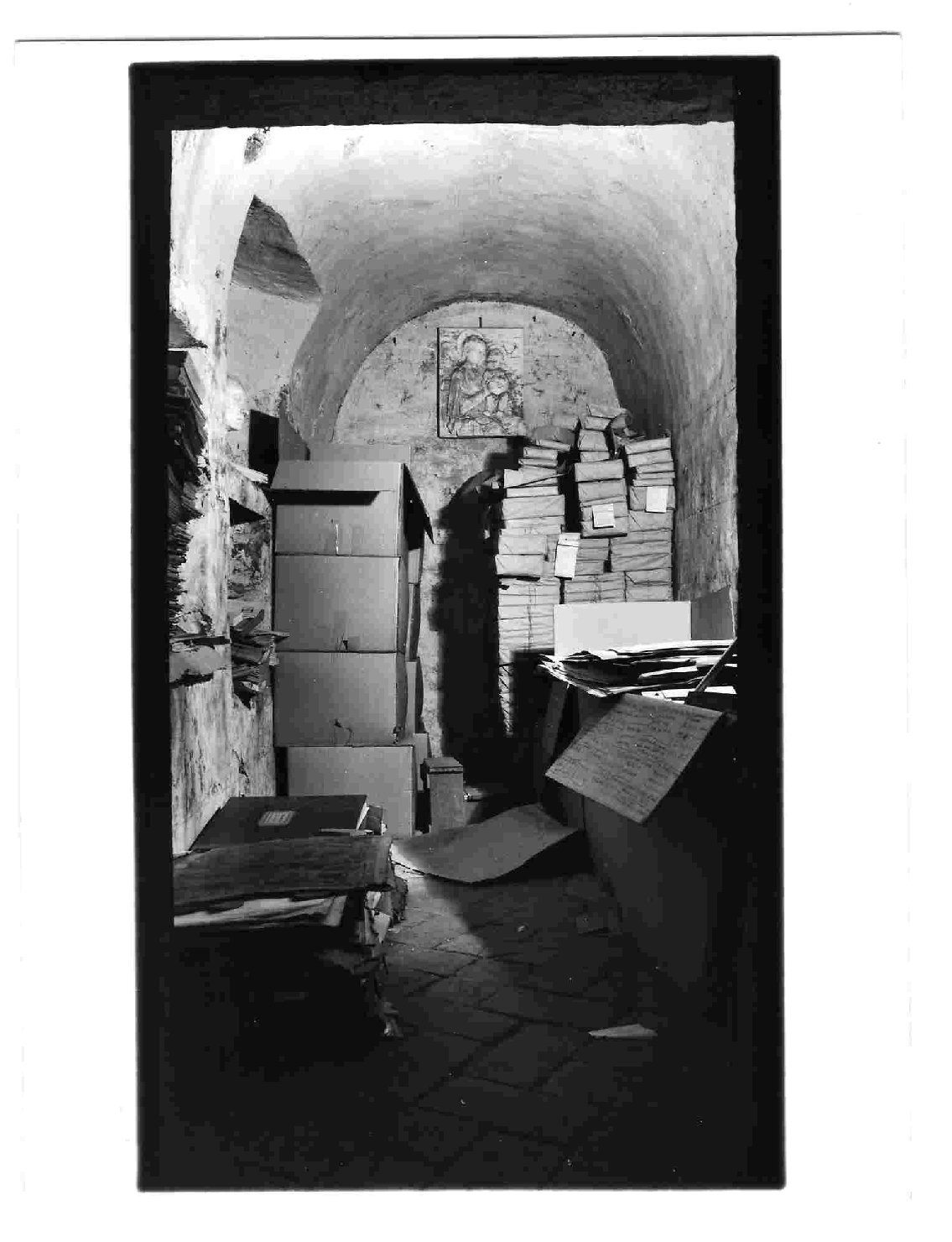 motivi decorativi a grottesche (dipinto, opera isolata) di Gherardi Cristoforo (bottega) (prima metà sec. XVI)