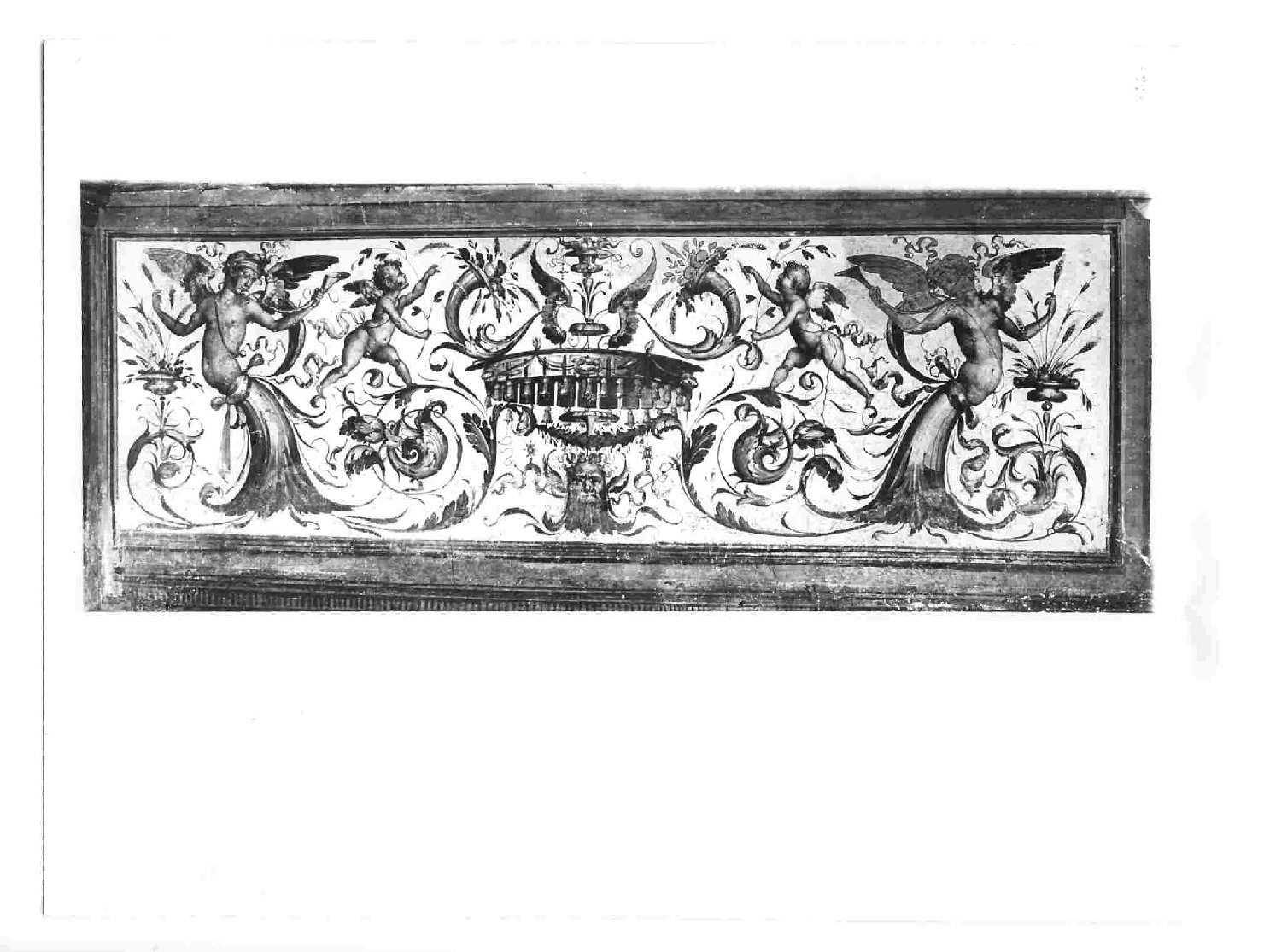 grottesche (dipinto, elemento d'insieme) di Gherardi Cristoforo (prima metà sec. XVI)