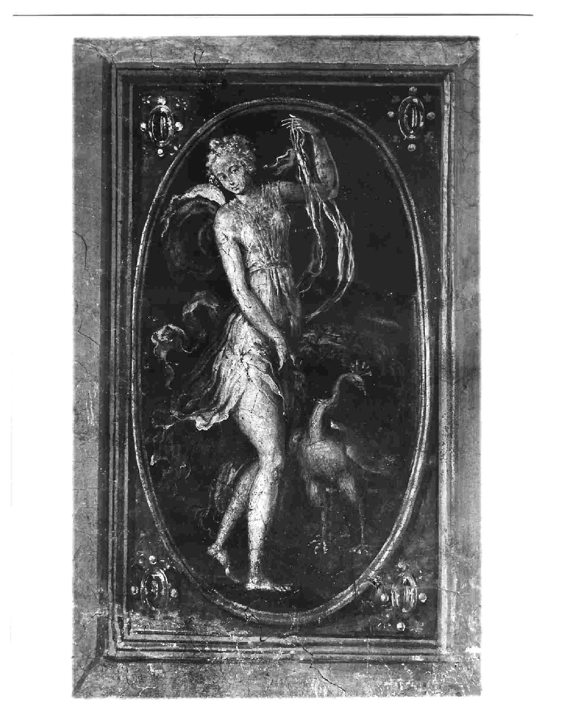 Giunone (dipinto, elemento d'insieme) di Gherardi Cristoforo (prima metà sec. XVI)