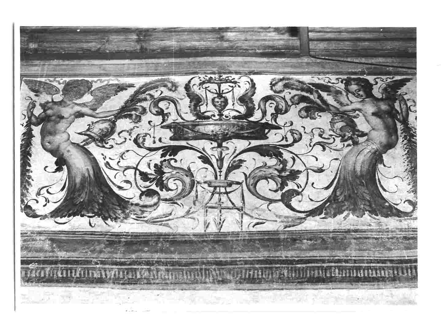 fregio (dipinto, elemento d'insieme) di Gherardi Cristoforo (prima metà sec. XVI)