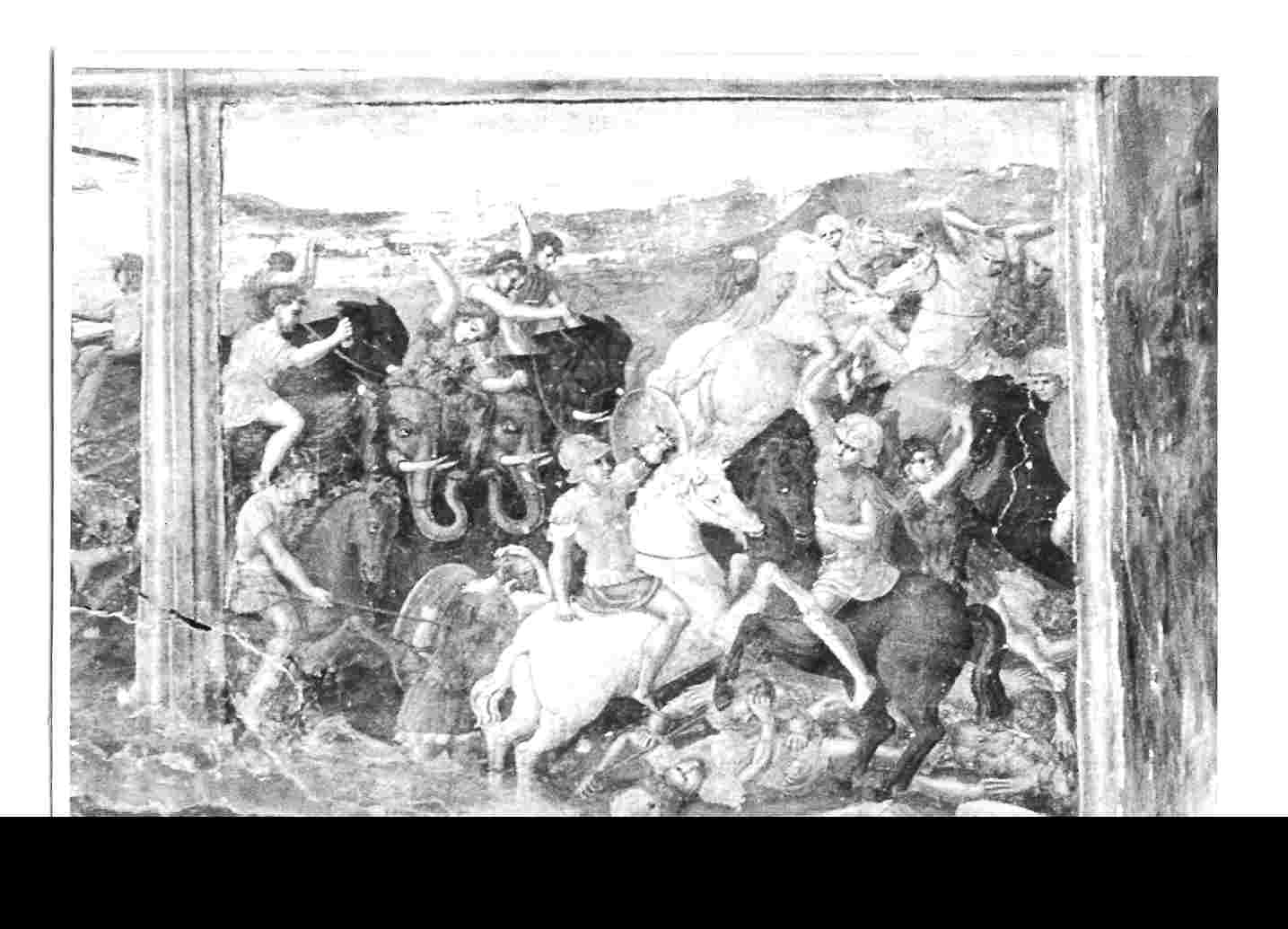 disfatta della Trebbia (dipinto, elemento d'insieme) di Filotesio Nicola detto Cola dell'Amatrice (bottega) (prima metà sec. XVI)