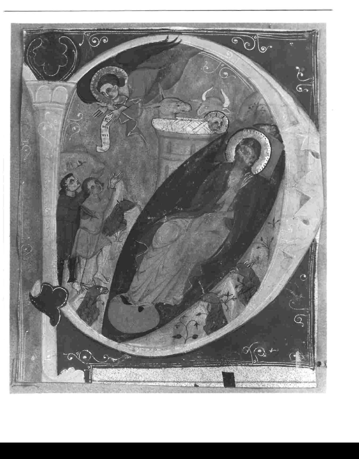 natività di Gesù (miniatura, elemento d'insieme) - bottega Italia centrale (seconda metà sec. XIII)