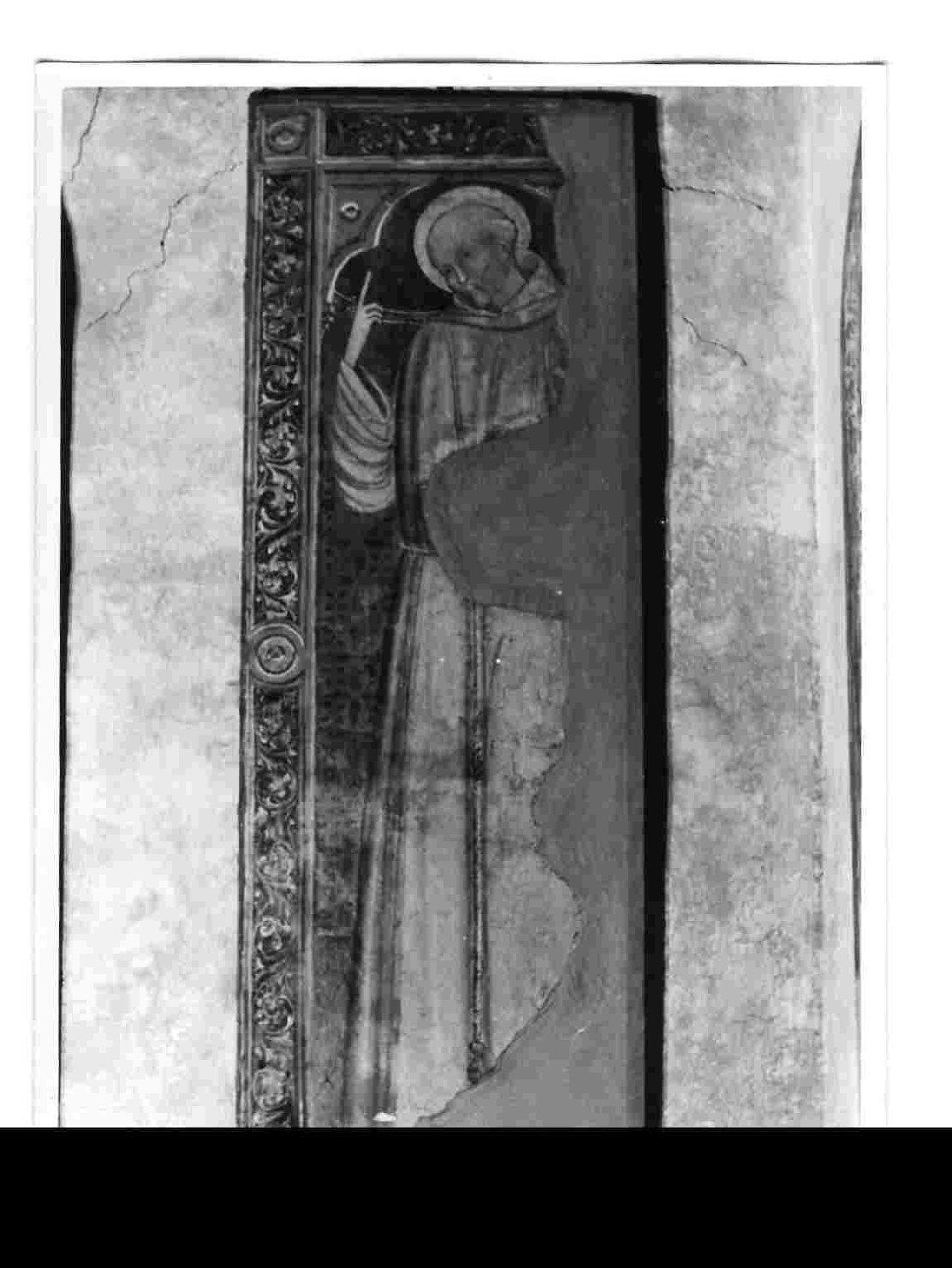 San Bernardino (dipinto, frammento) - ambito umbro (sec. XV)