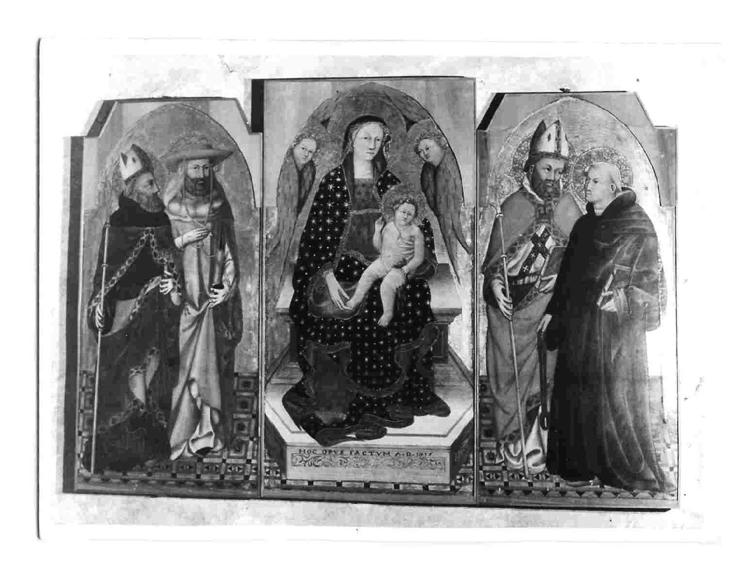 Madonna con Bambino e Santi (dipinto, opera isolata) - ambito Italia centrale (sec. XV)