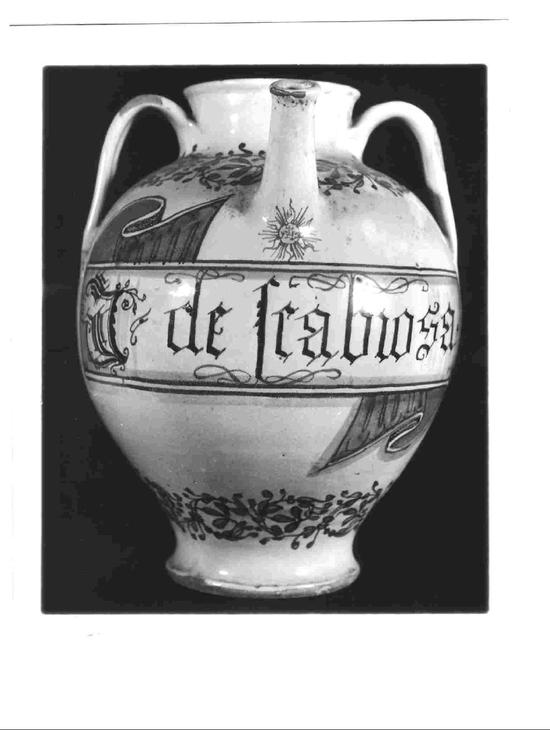 vaso da farmacia, insieme - bottega Italia centrale (sec. XVI)