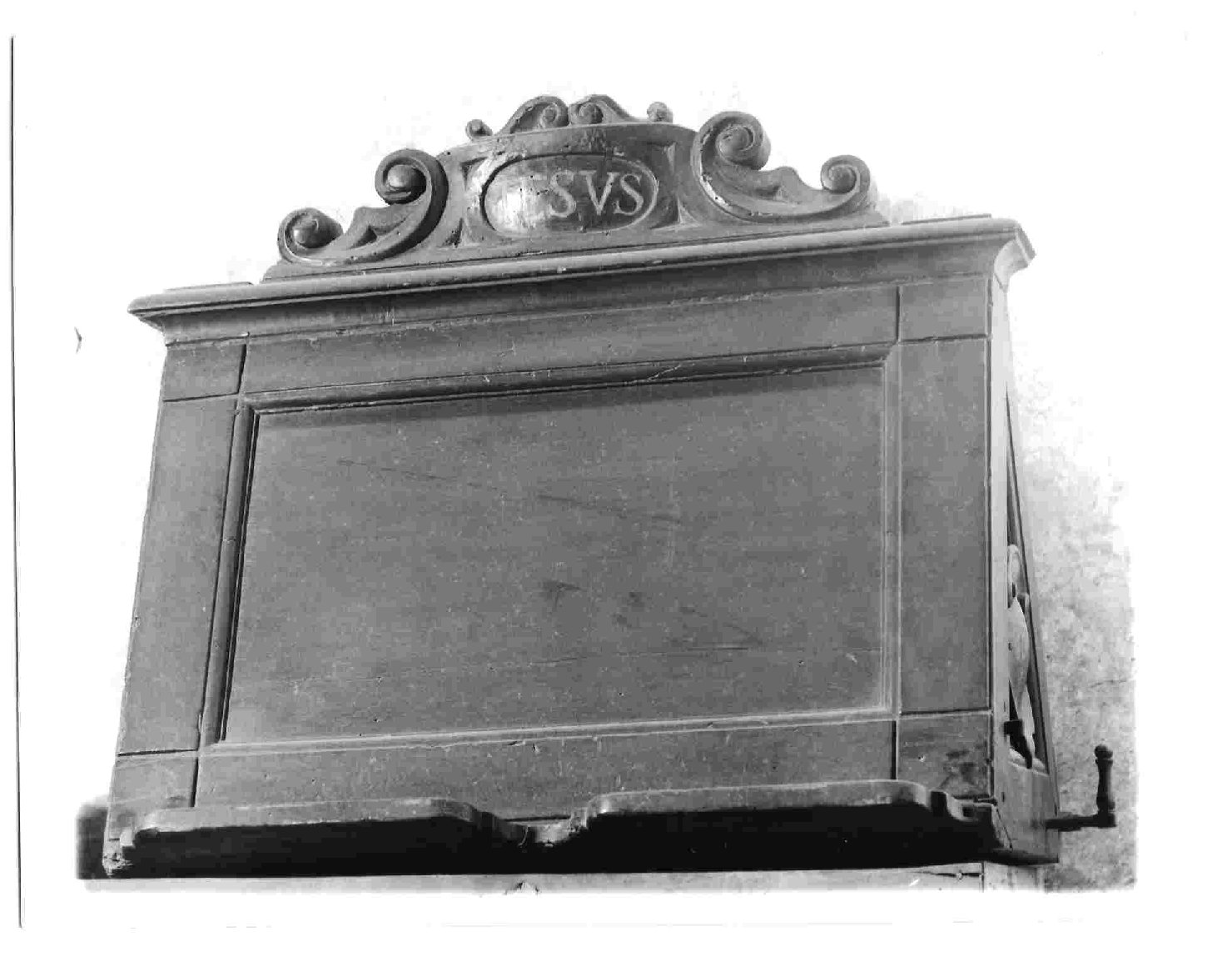 leggio, opera isolata - bottega umbra (sec. XVII)