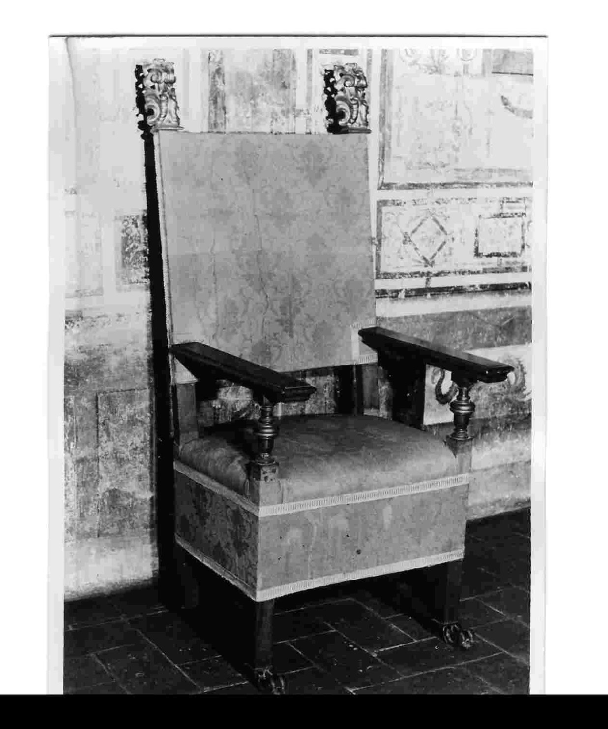 seggiolone, serie - bottega Italia centrale (secc. XIX/ XX)