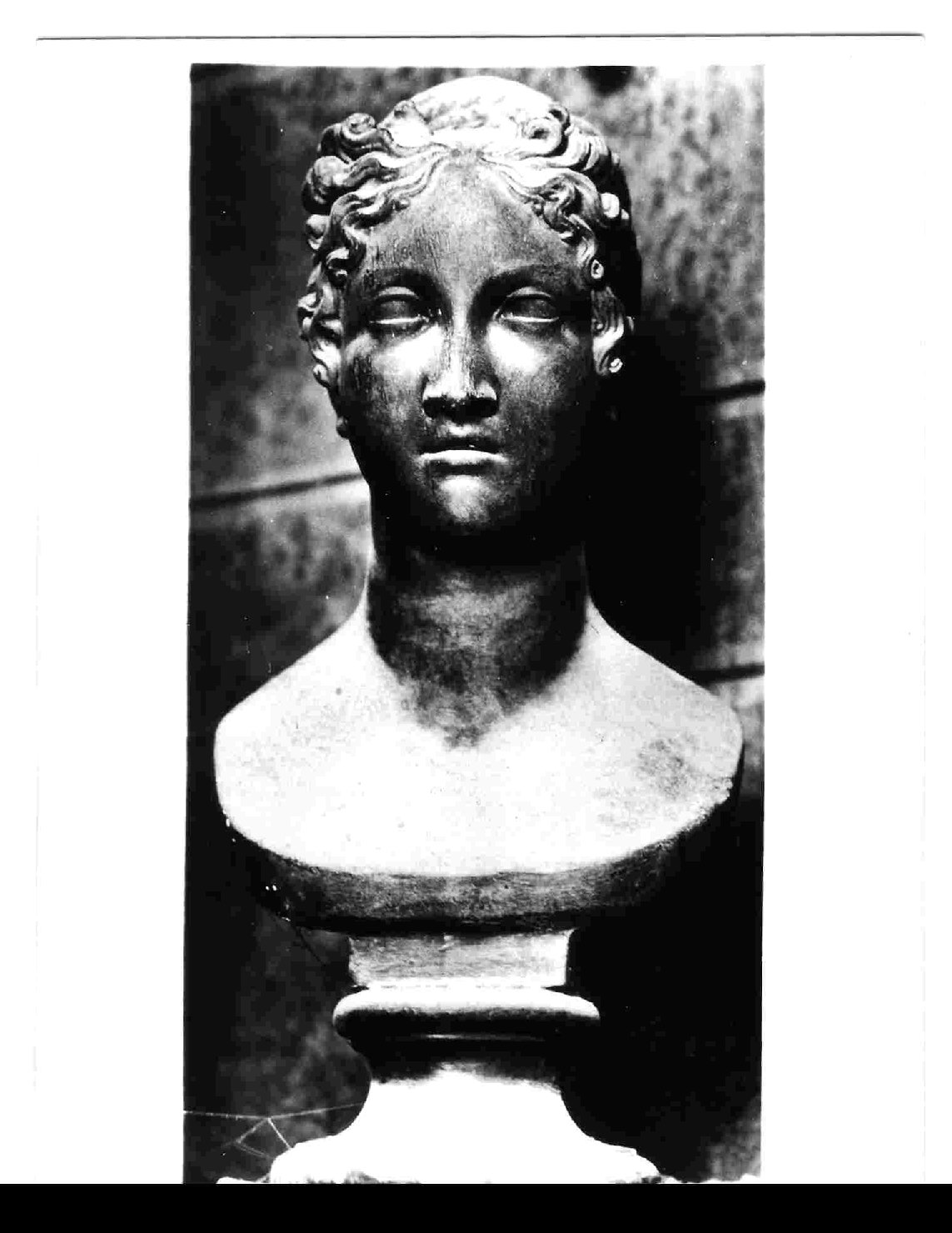 Donna acconciata alla greca (scultura, opera isolata) di Chialli Giuseppe (inizio sec. XIX)