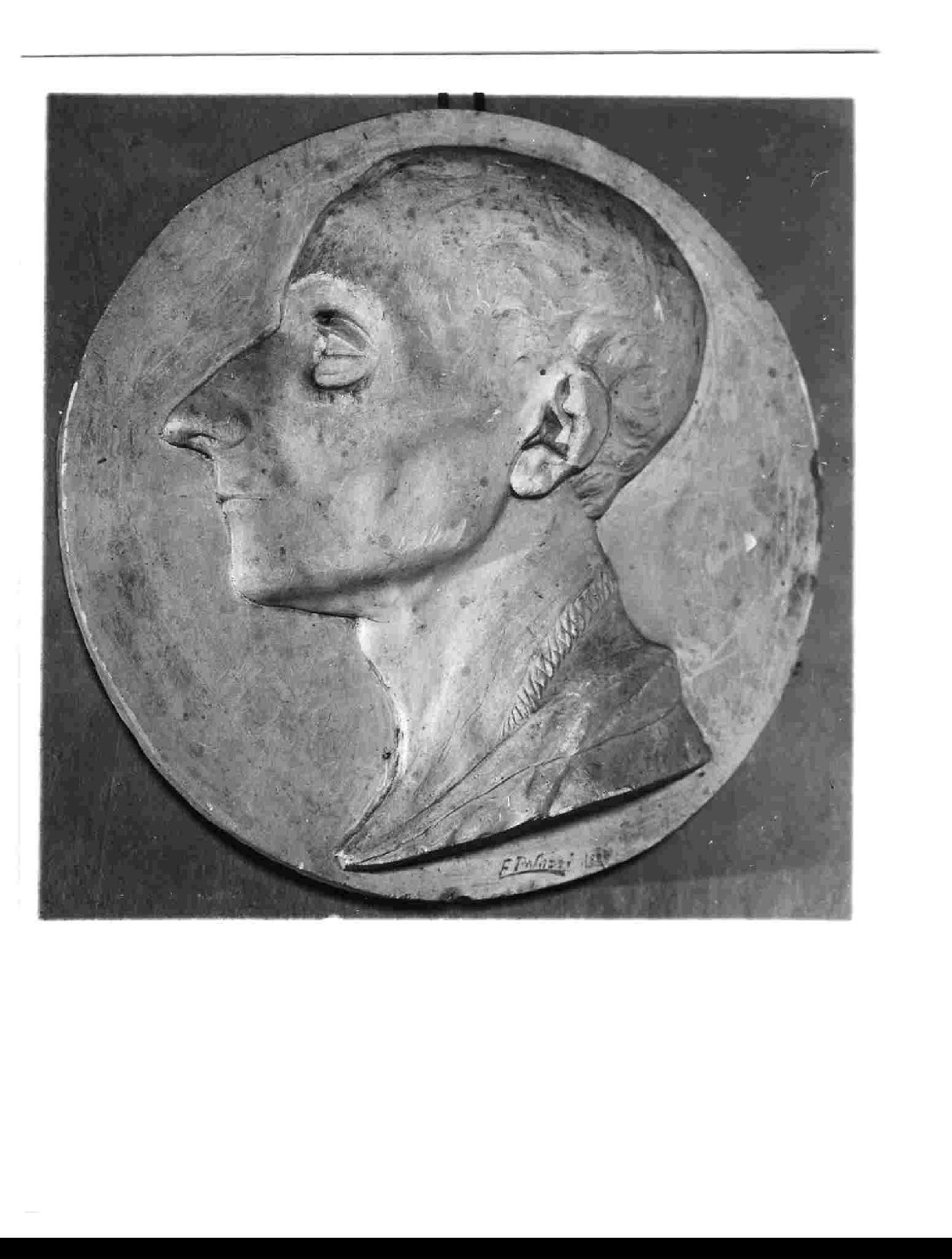 Giuseppe Segapeli (rilievo, opera isolata) di Palazzi Elmo (sec. XIX)