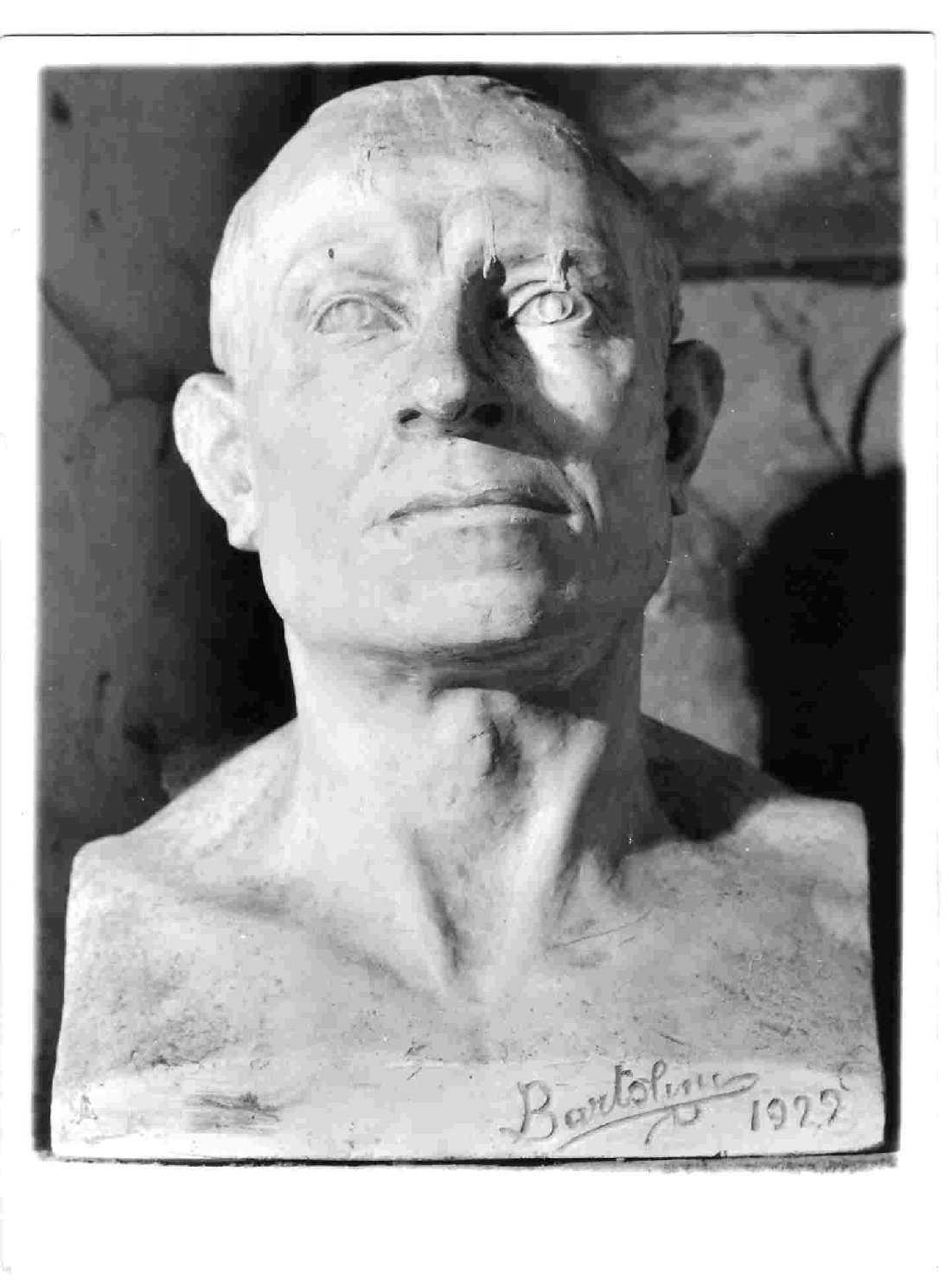ritratto d'uomo (scultura, opera isolata) di Bartolini Romolo (sec. XX)
