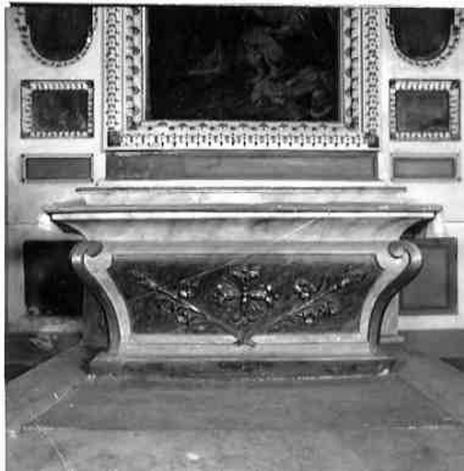 altare - a cofano, complesso decorativo - bottega umbra (fine sec. XVI)
