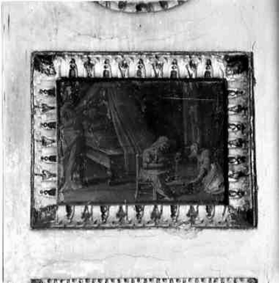 nascita di Maria Vergine (dipinto, complesso decorativo) di Spacca Ascensidonio detto Fantino (attribuito) (fine sec. XVI)