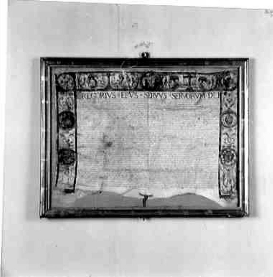 bolla papale, opera isolata - ambito romano (seconda metà sec. XVI)