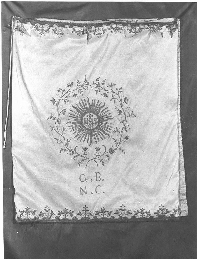 velo omerale, opera isolata - manifattura italiana (sec. XVIII)