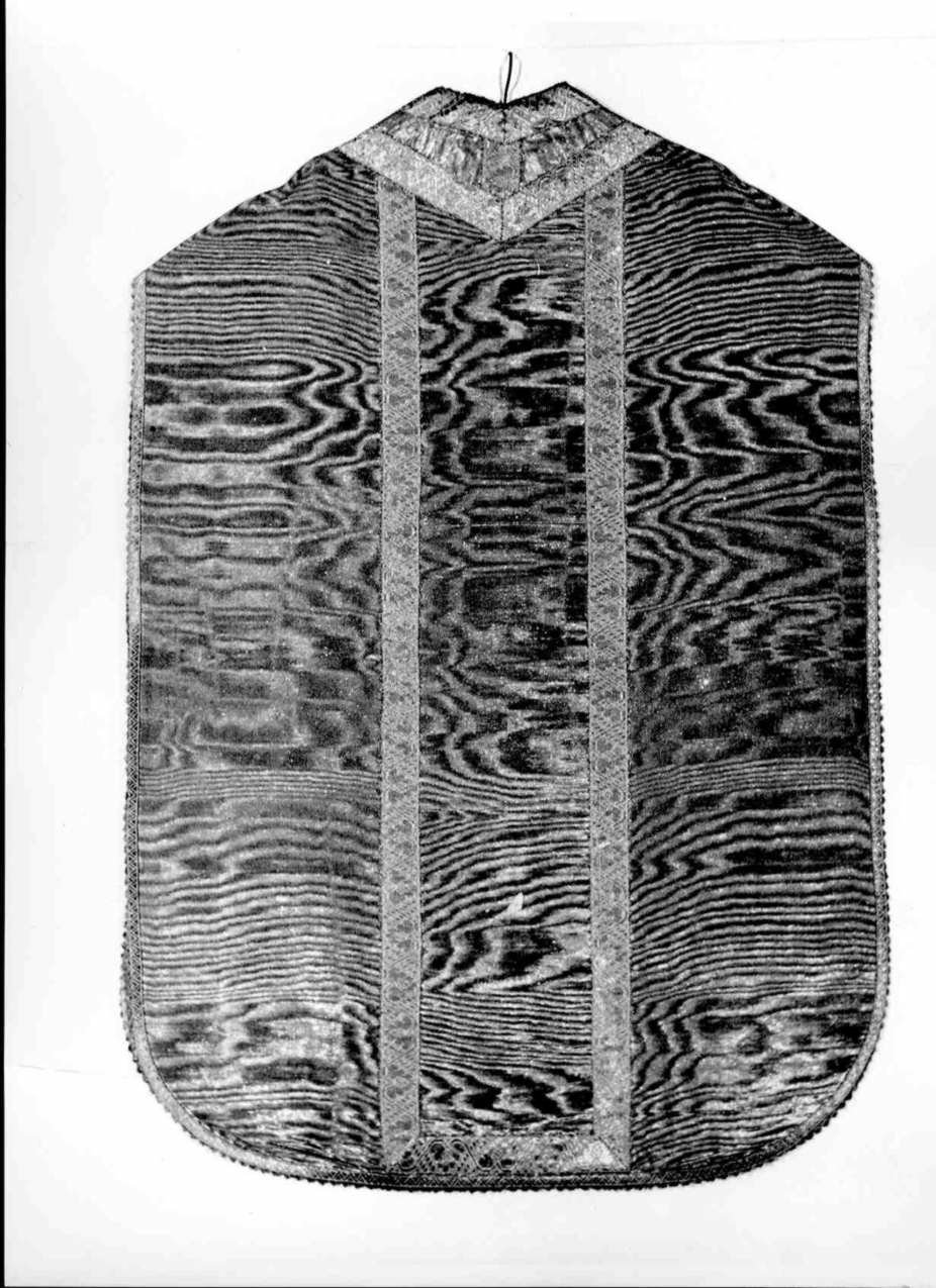 paramento liturgico - in terzo, elemento d'insieme - manifattura italiana (sec. XVIII)