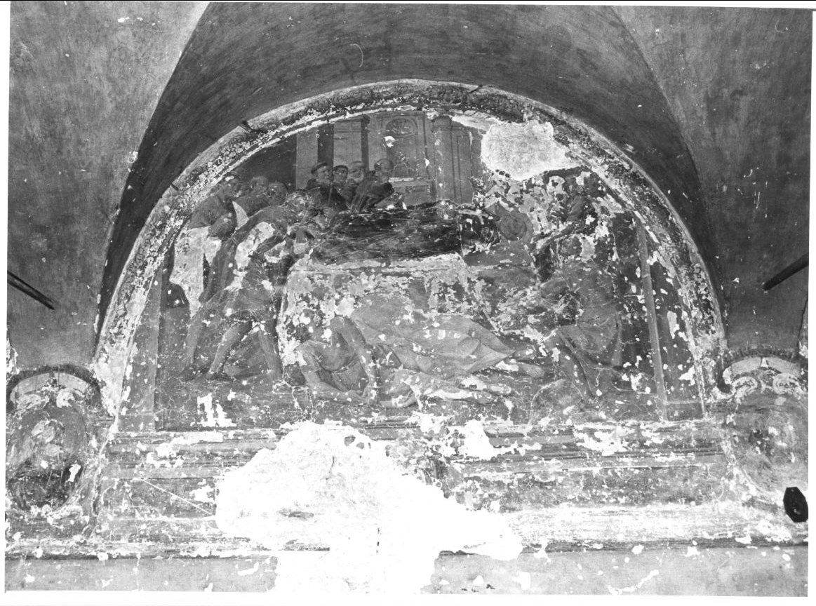 funerali di San Filippo Benizi (dipinto) di Michelini Giovan Battista (sec. XVII)