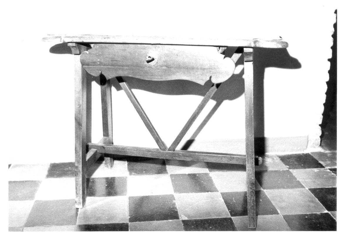 tavolo - bottega italiana (sec. XIX)