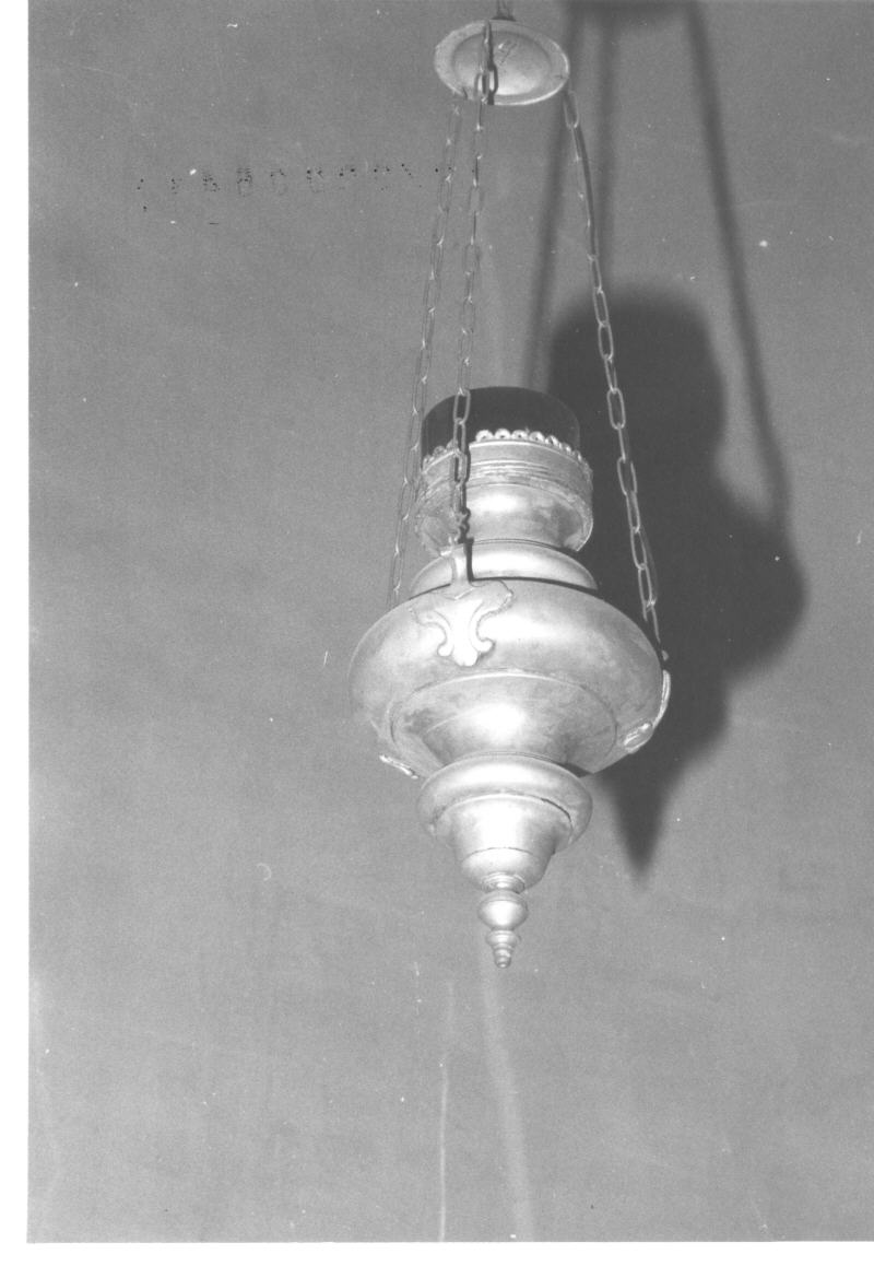 lampada pensile, coppia - produzione italiana (inizio sec. XX)