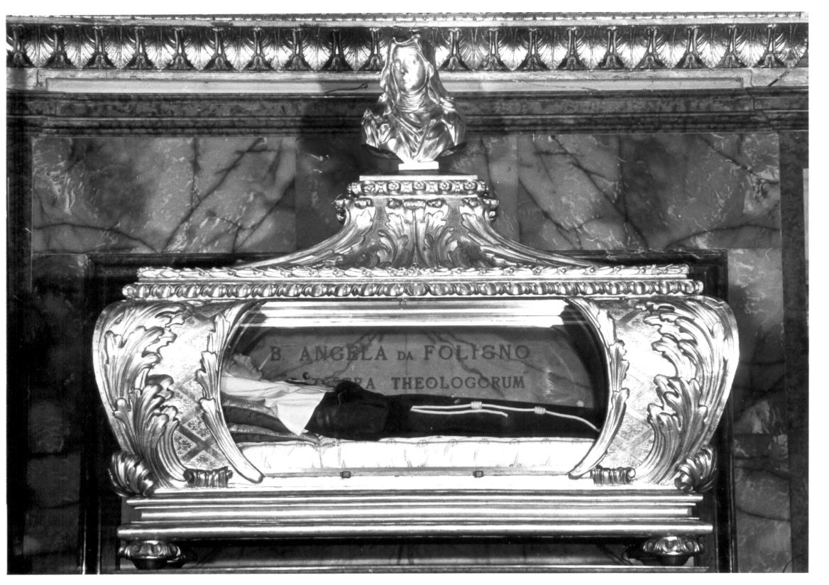 reliquiario a teca - a sarcofago - bottega umbra (seconda metà sec. XVII)