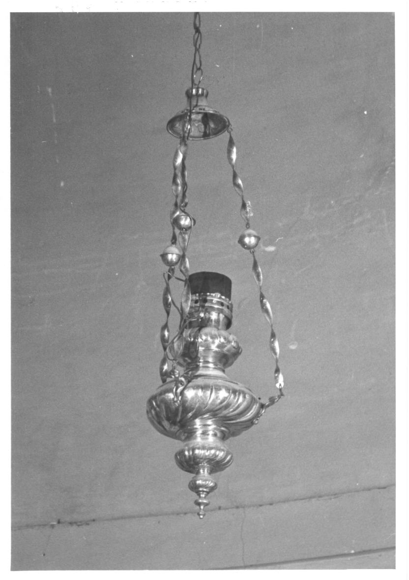 lampada pensile, serie - bottega italiana (primo quarto sec. XX)