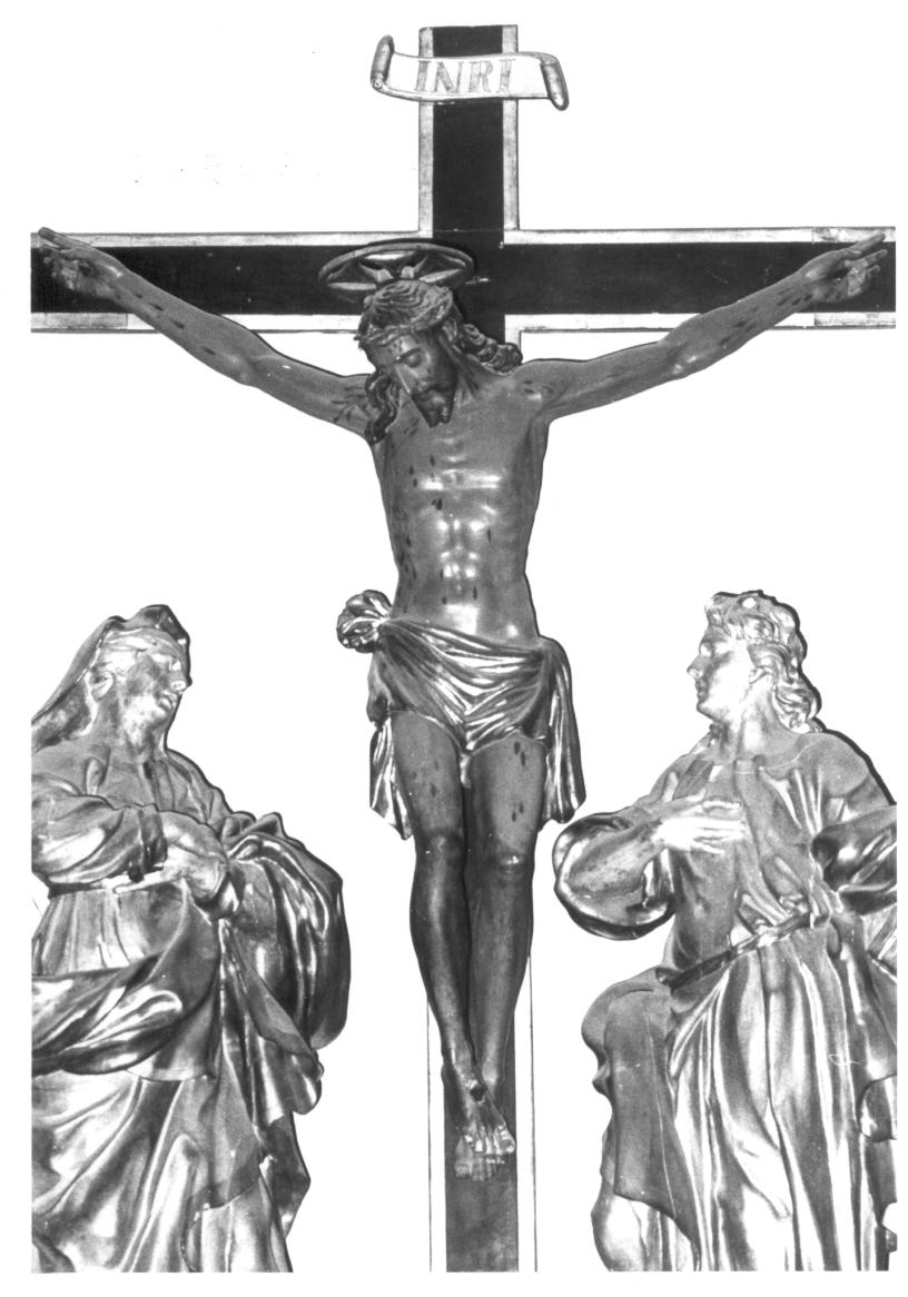 Cristo crocifisso (statua, elemento d'insieme) di Calcioni Antonio (fine sec. XVII)