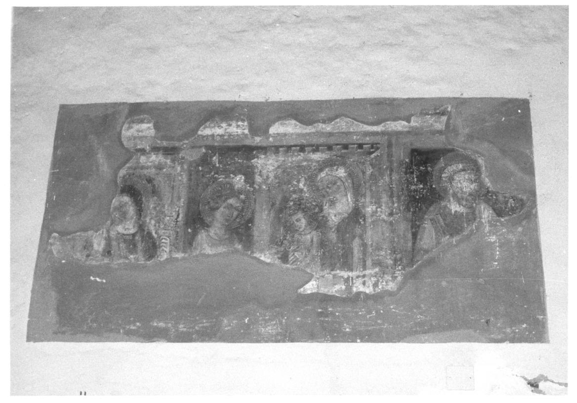 matrimonio mistico di Santa Caterina d'Alessandria (dipinto, frammento) - ambito umbro (primo quarto sec. XV)