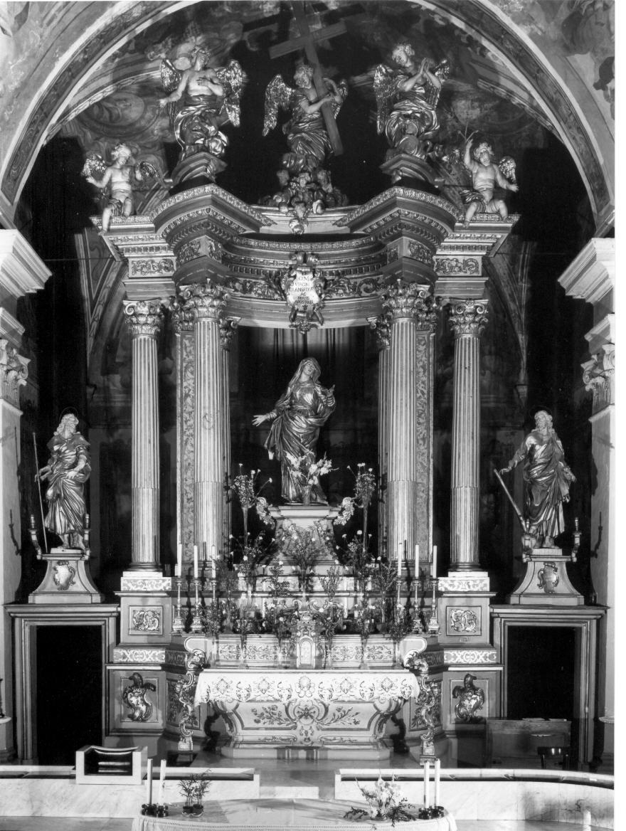 mostra architettonica d'altare di Grampini Gioacchino (attribuito) (sec. XVIII)