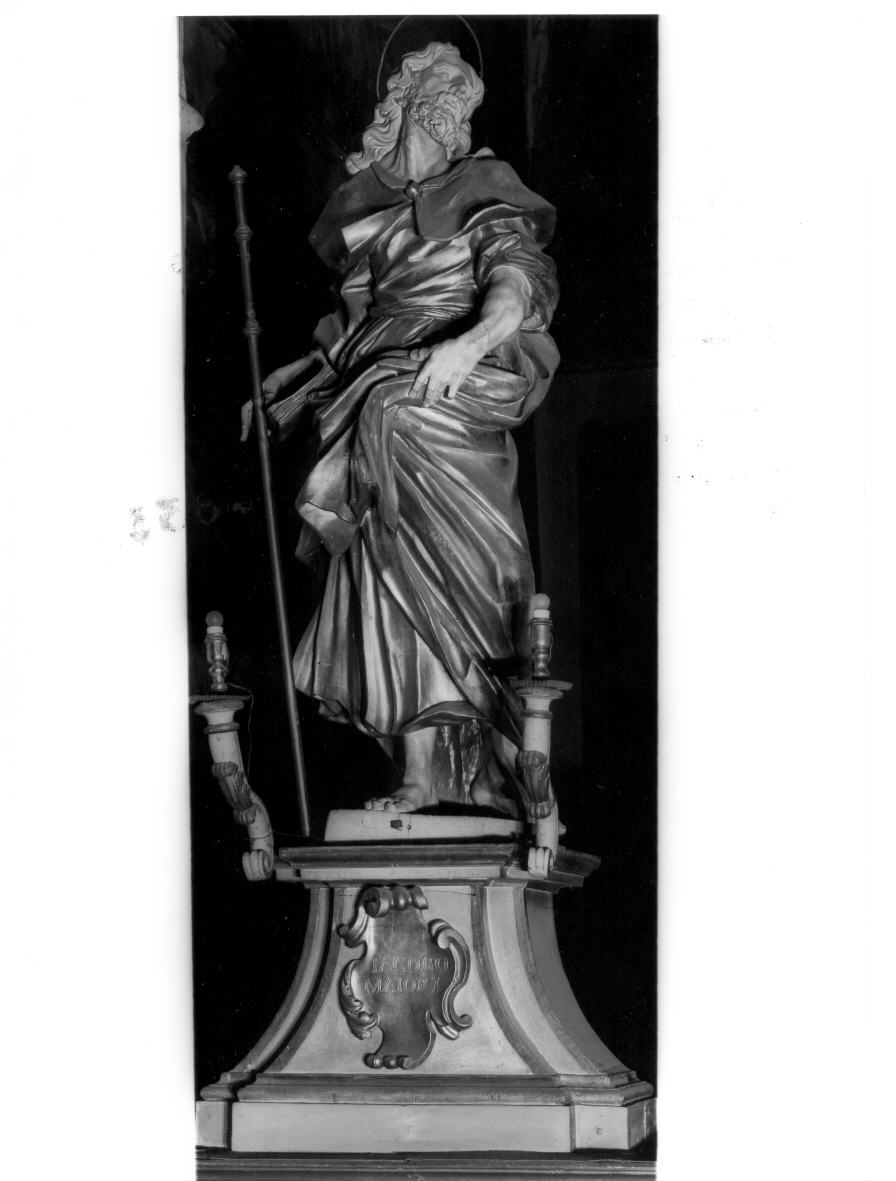 San Giacomo il Maggiore (statua, elemento d'insieme) di Grampini Gioacchino (attribuito) (sec. XVIII)