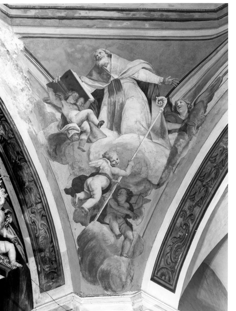 Sant'Agostino (dipinto, elemento d'insieme) di Nasini Giuseppe Nicola (attribuito) (sec. XVIII)