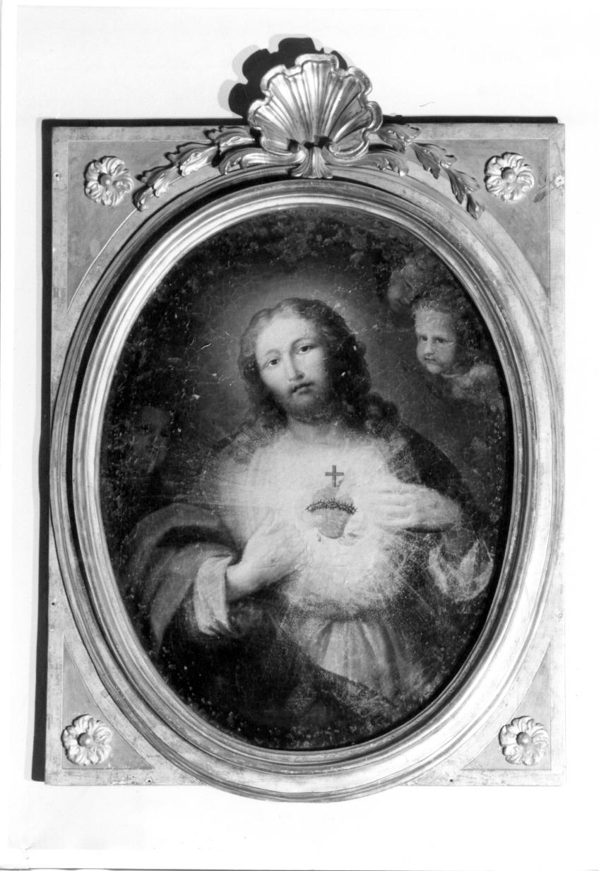 Sacro Cuore di Gesù (dipinto) di Romegialli Giovanni Pietro (terzo quarto sec. XVIII)