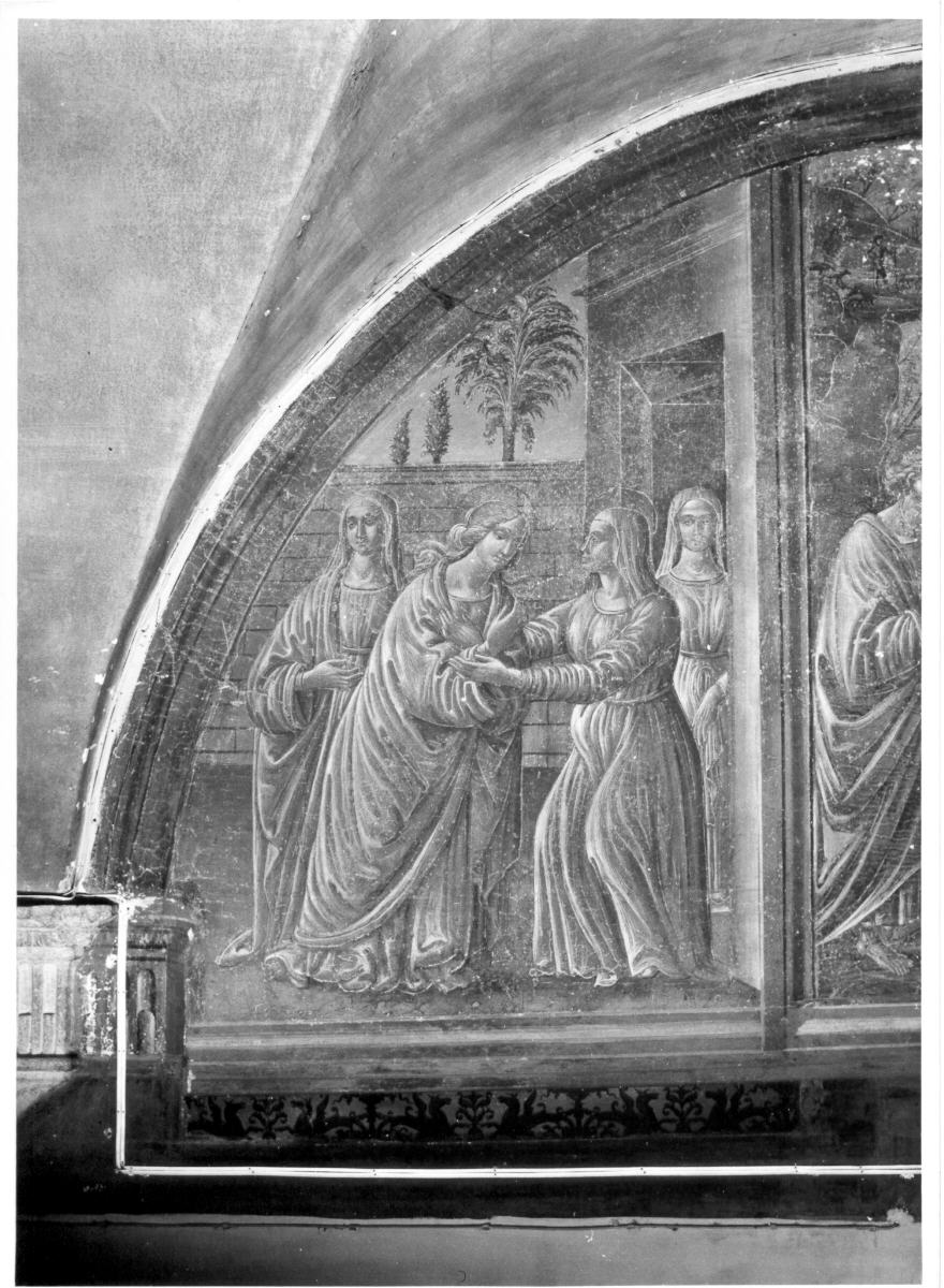 visitazione (dipinto) di Muti Feliciano di Giacomo de' (attribuito) (sec. XVI)