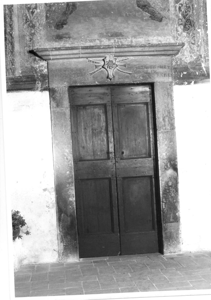 mostra di porta - bottega Italia centrale (sec. XVI)