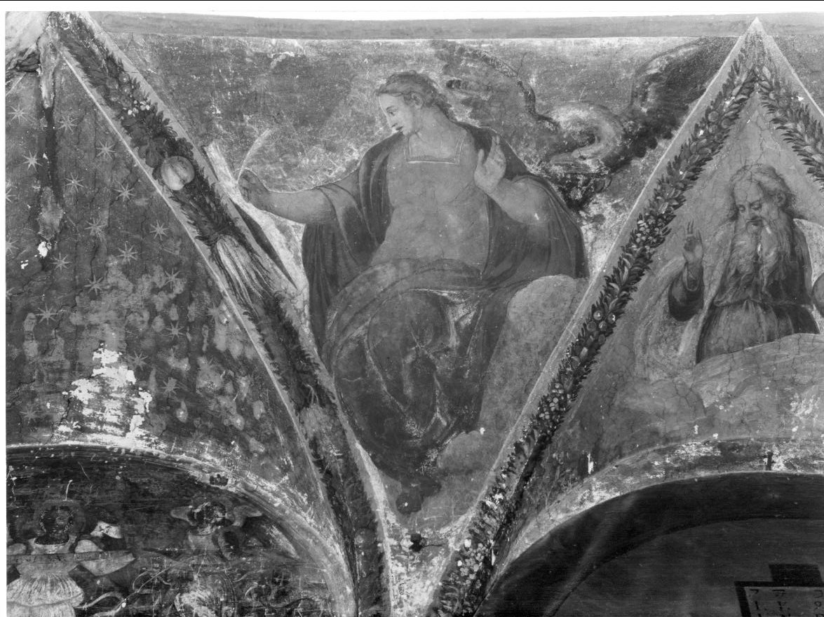 San Giovanni Evangelista (dipinto, elemento d'insieme) di Circignani Nicolò detto Pomarancio (attribuito) (terzo quarto sec. XVI)