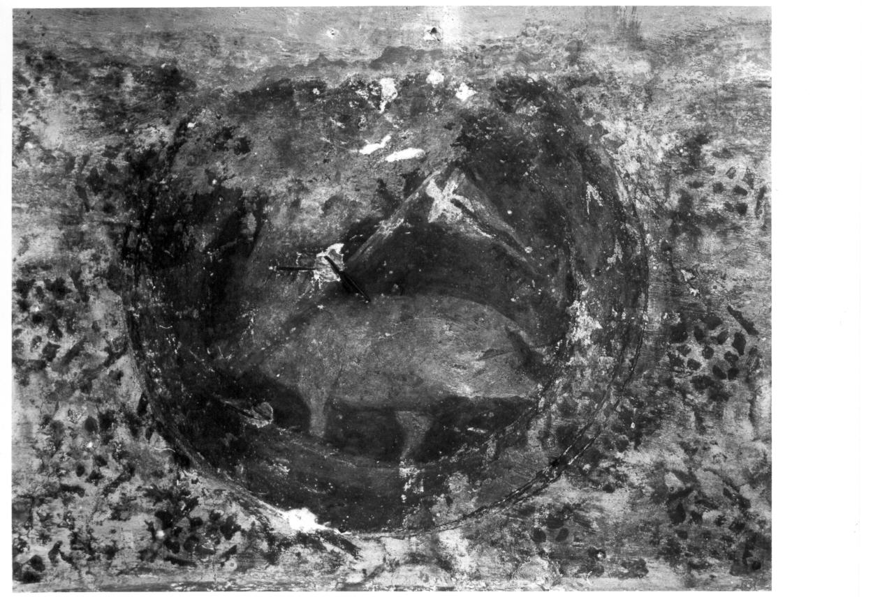 tondo con Agnello (dipinto, elemento d'insieme) - ambito umbro (seconda metà sec. XV)