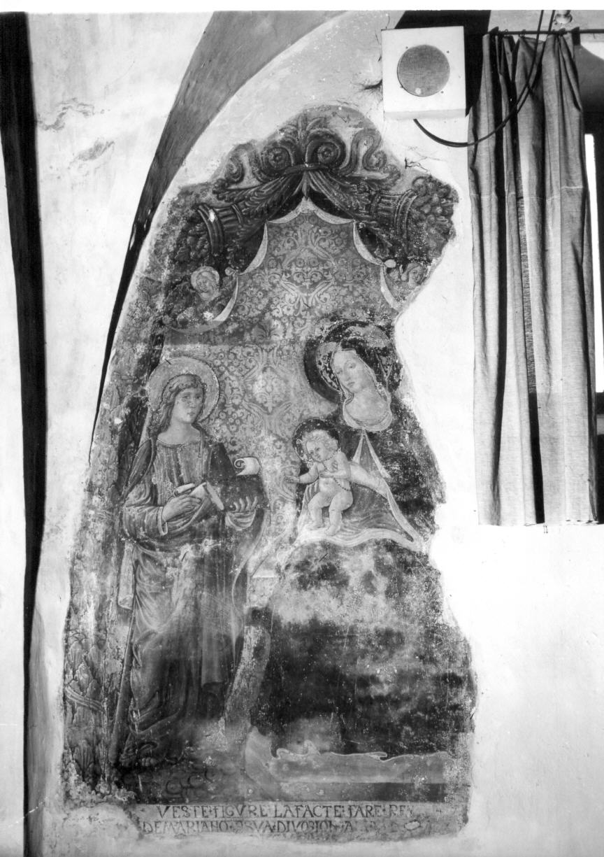 Madonna con Bambino e San Giovanni Evangelista (dipinto) di Ugolino di Gisberto (inizio sec. XVI)