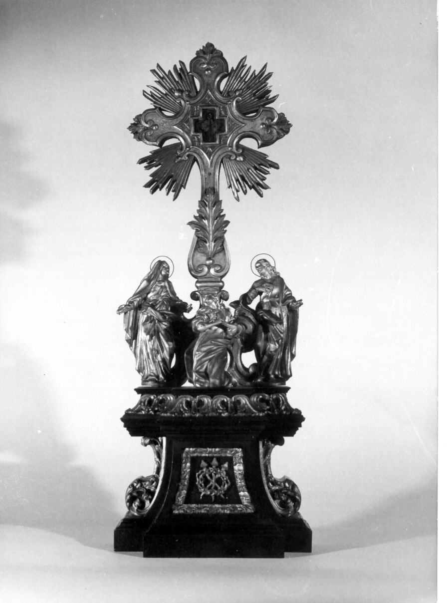 reliquiario - a croce - bottega Italia centrale (sec. XVII)