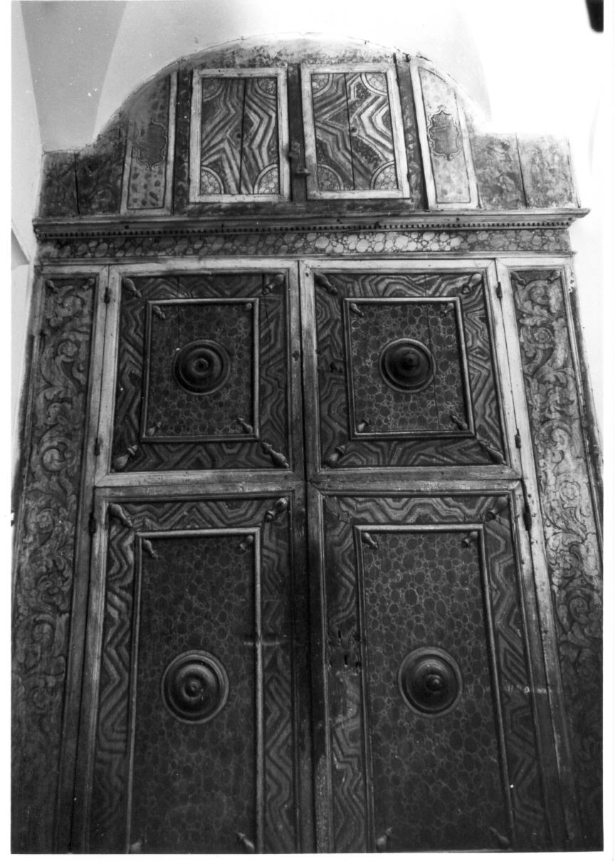 armadio - a muro - bottega umbra (sec. XVII)