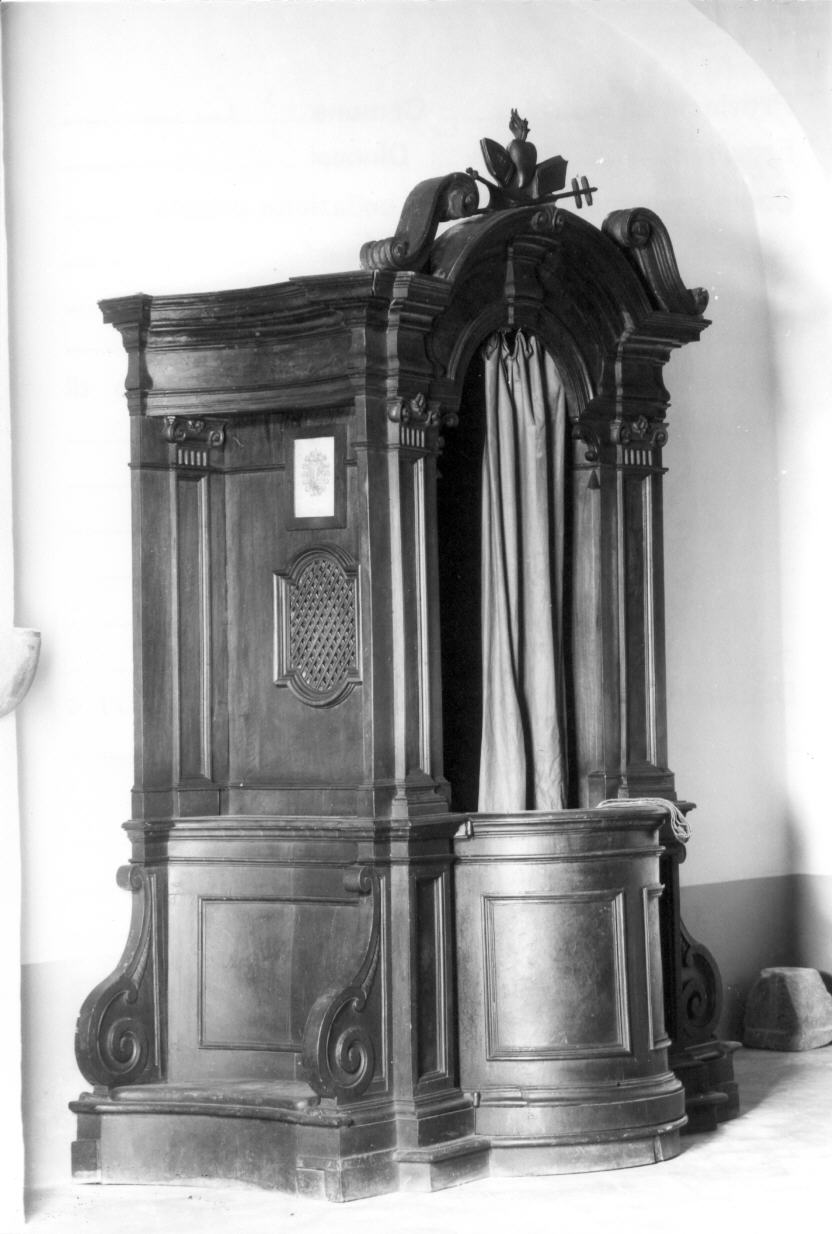 confessionale - bottega umbra (sec. XVIII)