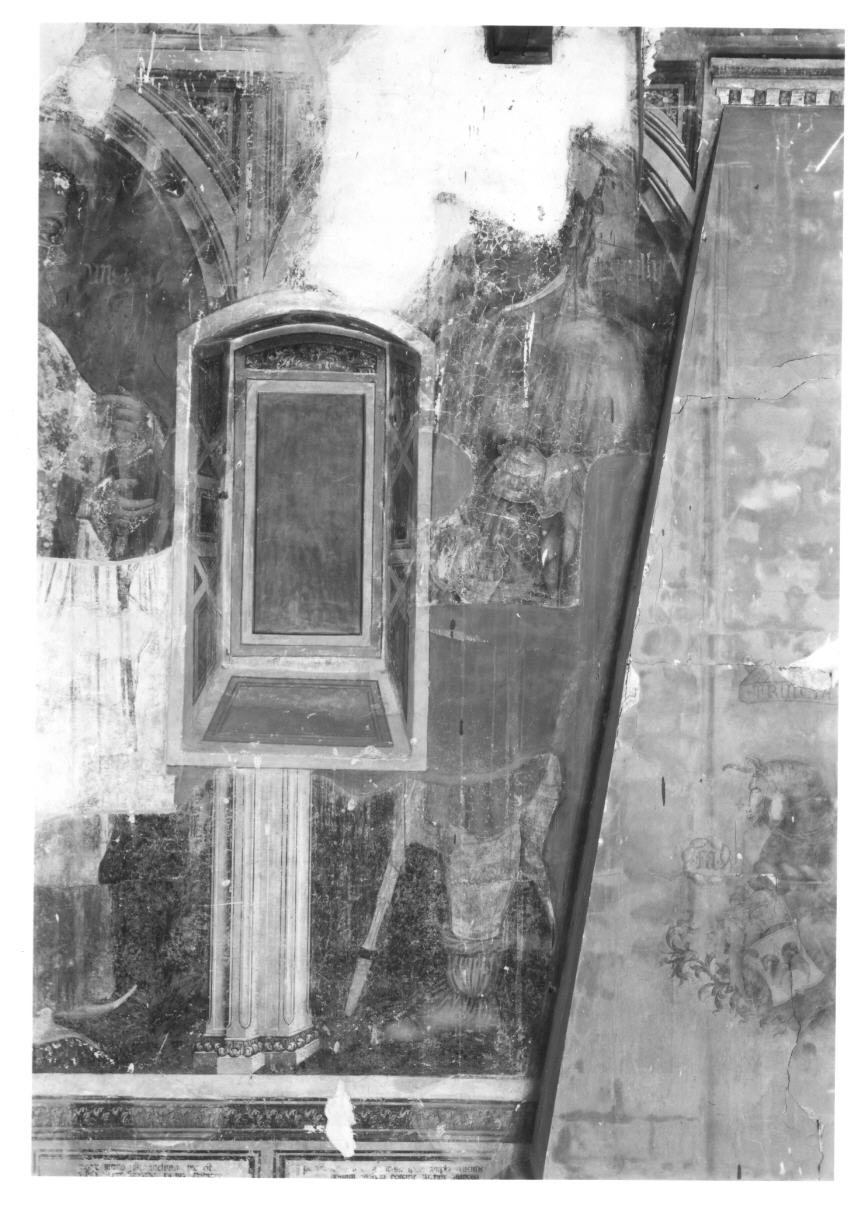 personaggio dell'antichità romana (dipinto, elemento d'insieme) di Gentile da Fabriano (e aiuti) (sec. XV)