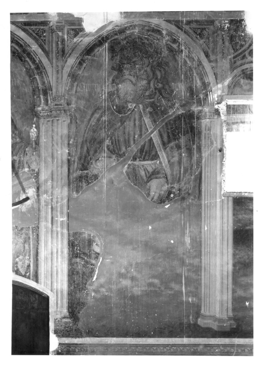 personaggio dell'antichità romana (dipinto, elemento d'insieme) di Gentile da Fabriano (e aiuti) (sec. XV)