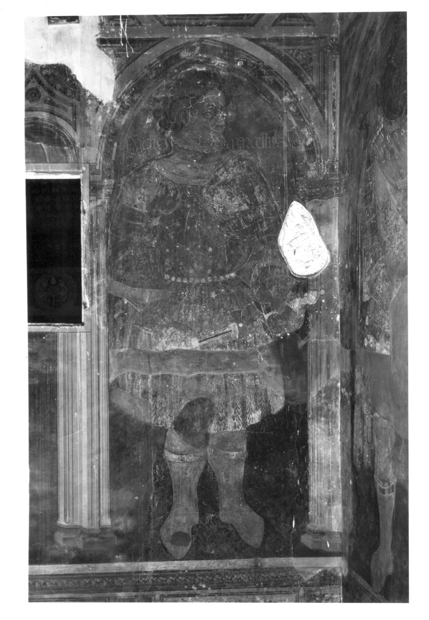 personaggio dell'antichità romana (dipinto, elemento d'insieme) di Gentile da Fabriano (e aiuti) (sec. XV)