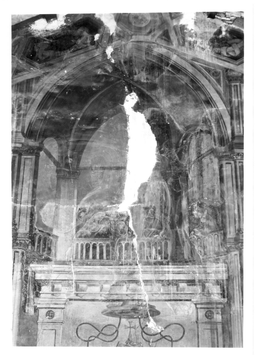 coppia al balcone (dipinto, elemento d'insieme) di Gentile da Fabriano (e aiuti) (sec. XV)