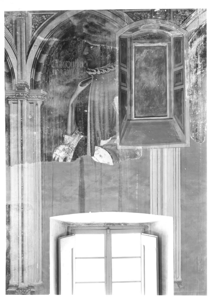 personaggio dell'antichità romana (dipinto, elemento d'insieme) di Gentile da Fabriano (e aiuti) (sec. XV)