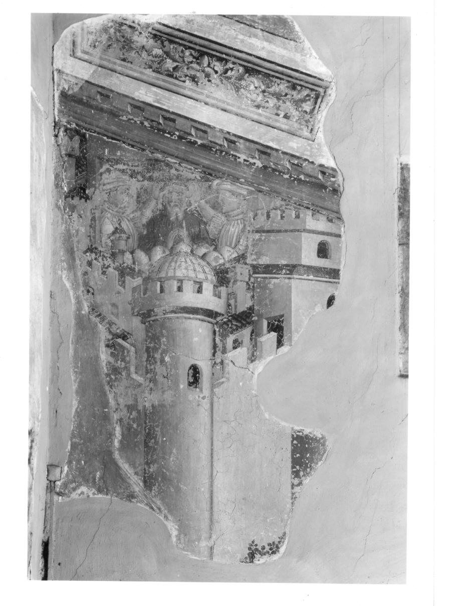 Romolo e Remo spodestano Amulio (dipinto, elemento d'insieme) di Gentile da Fabriano (e aiuti) (sec. XV)