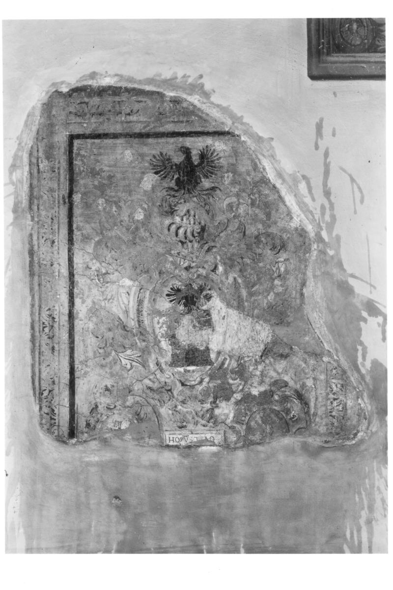 stemma (dipinto, frammento) - ambito Italia centrale (sec. XVI)