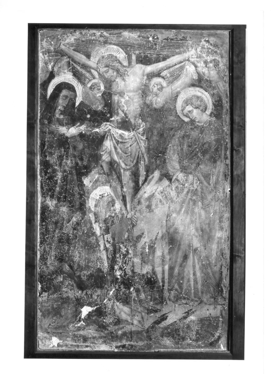 crocifissione di Cristo (dipinto) di Mazzaforte Giovanni di Corraduccio (sec. XV)