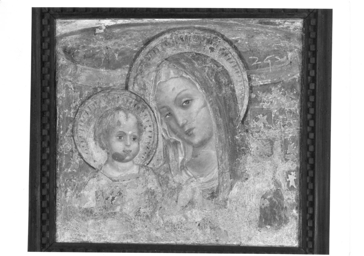 Madonna con Bambino (dipinto, frammento) - ambito umbro (inizio sec. XVI)