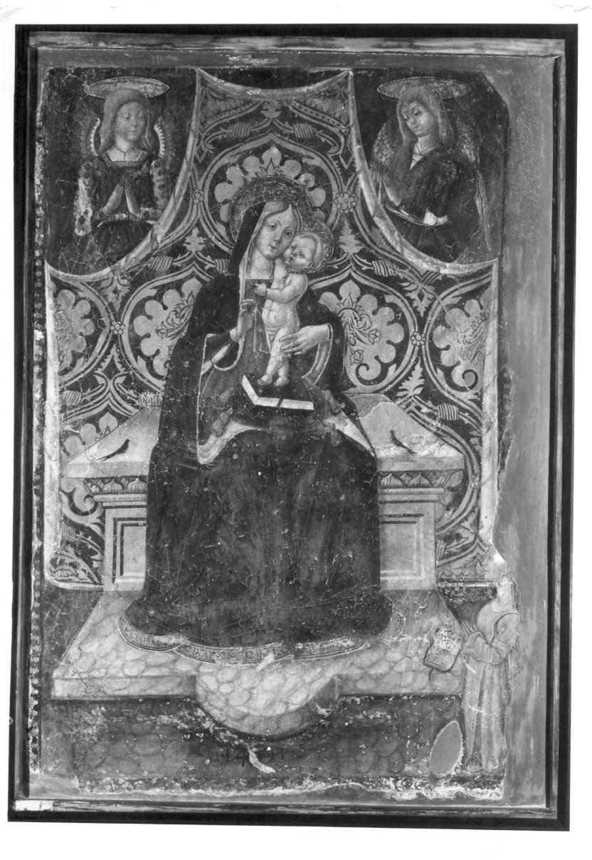 Madonna con Bambino in trono (dipinto) di Ugolino di Gisberto (sec. XV)