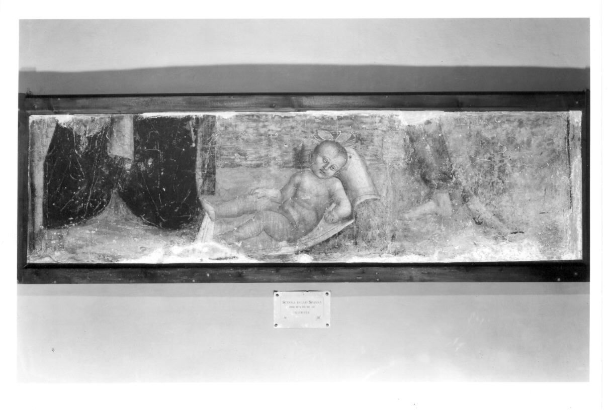 natività di Gesù (dipinto, frammento) di Giovanni di Pietro detto Spagna (scuola) (prima metà sec. XVI)