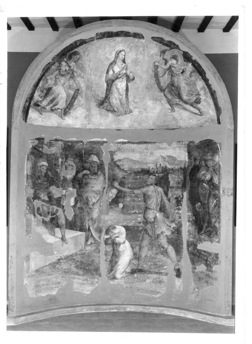 martirio di Santa Caterina d'Alessandria (dipinto, elemento d'insieme) di Doni Adone detto Doni Dono (metà sec. XVI)